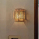 Lampe de chevet murale rotin - Vignette | Aura Douce 