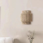 Lampe de chevet murale rotin - Vignette | Aura Douce 