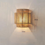 Lampe de chevet murale rotin - Vignette | Aura Douce 