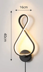Lampe de chevet noir design - Vignette | Aura Douce 