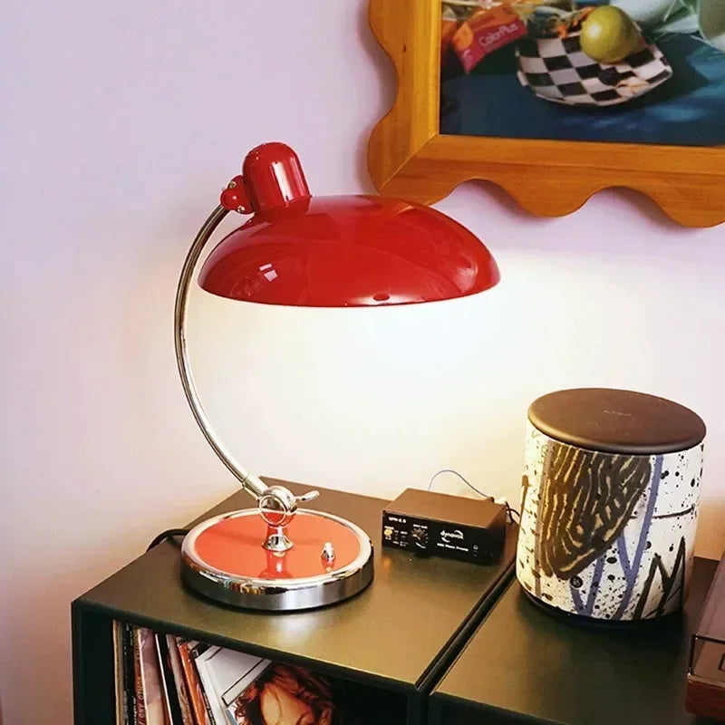 Lampe de chevet noir et argent