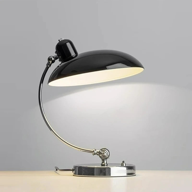 Lampe de chevet noir et argent