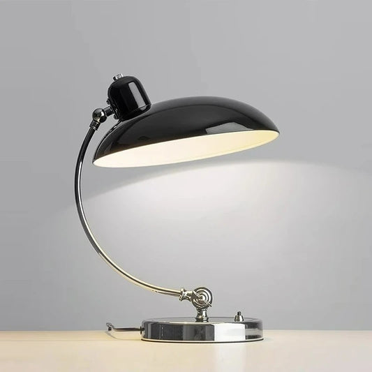 Lampe de chevet noir et argent