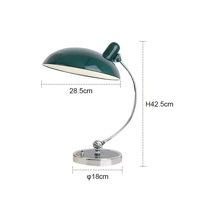 Lampe de chevet noir et argent