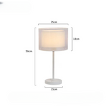 Lampe de chevet noir et blanc - Vignette | Aura Douce 