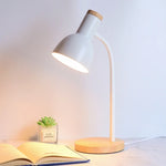 Lampe de chevet noir et bois - Vignette | Aura Douce 