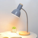 Lampe de chevet noir et bois - Vignette | Aura Douce 