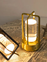 Lampe de chevet noir et or - Vignette | Aura Douce 