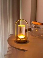 Lampe de chevet noir et or - Vignette | Aura Douce 