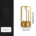 Lampe de chevet noir et or - Vignette | Aura Douce 