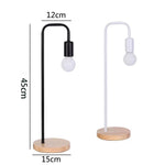 Lampe de chevet noir industriel - Vignette | Aura Douce 