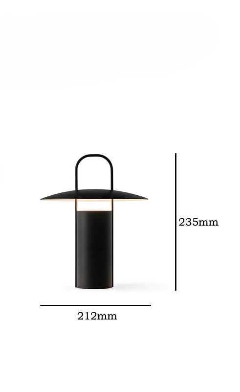 Lampe de chevet noir moderne