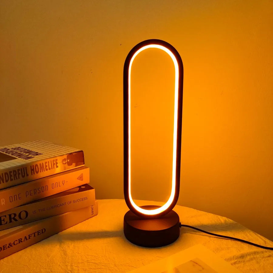 Lampe de chevet noire design
