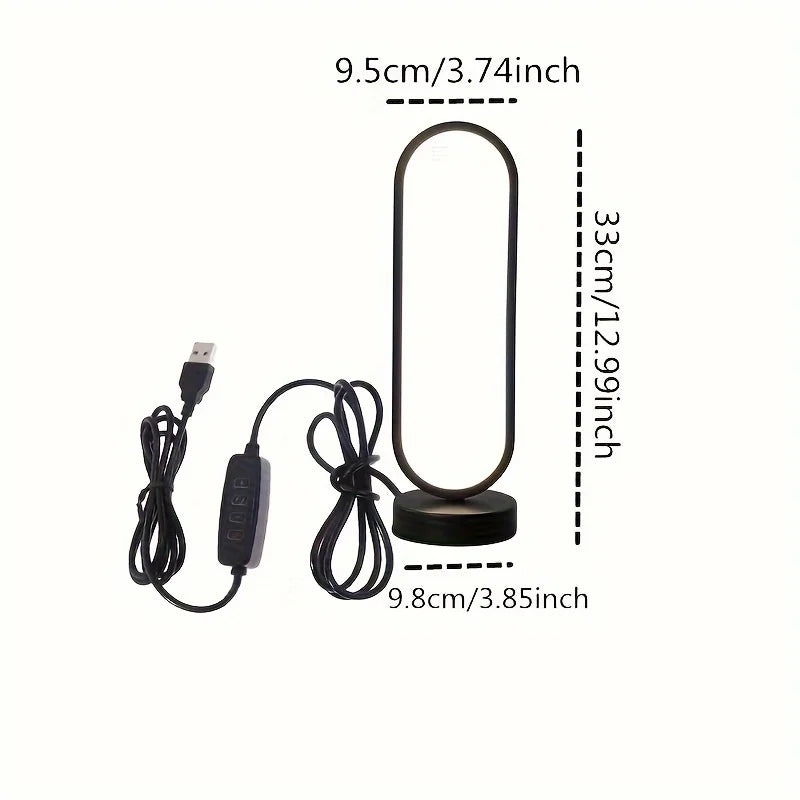 Lampe de chevet noire design