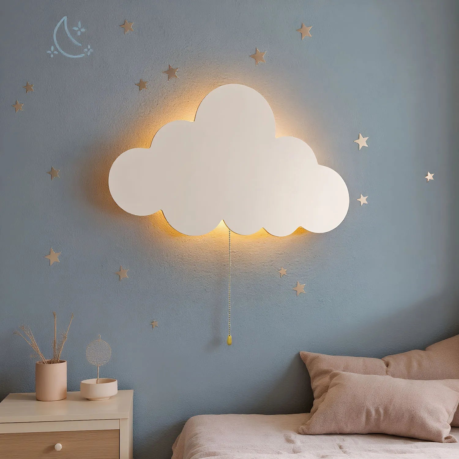 Lampe de chevet nuage