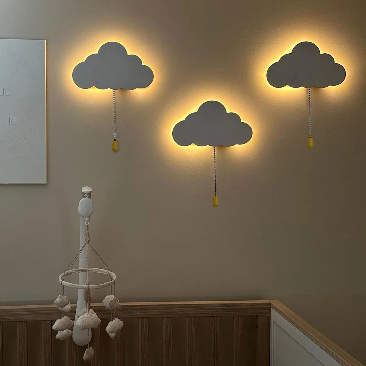 Lampe de chevet nuage