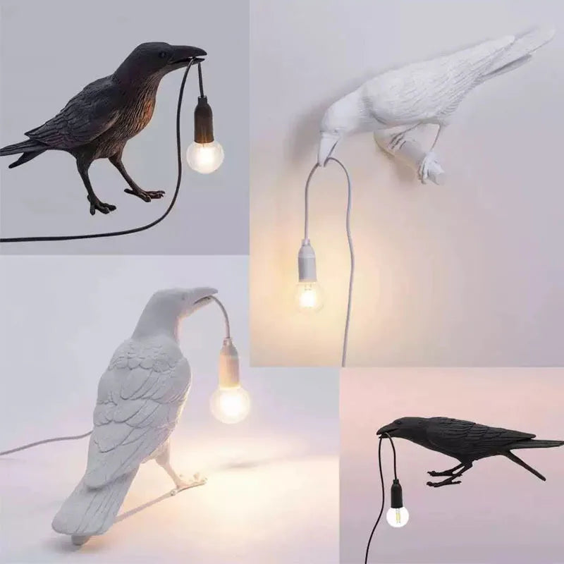Lampe de chevet oiseau