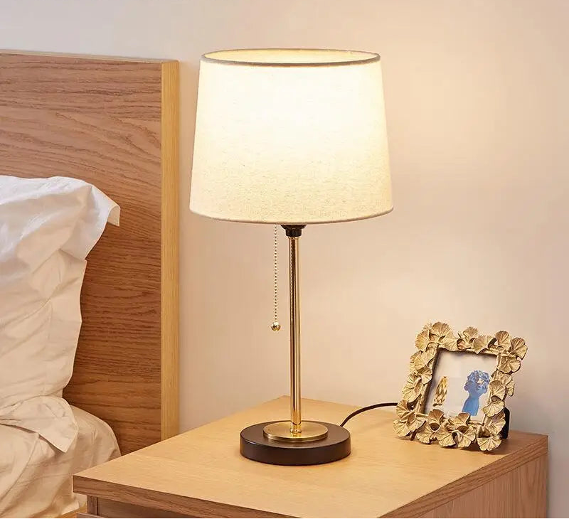 Lampe de chevet or