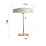 Lampe de chevet or et blanc - Vignette | Aura Douce 