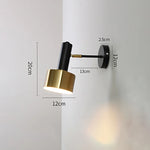 Lampe de chevet or et noir - Vignette | Aura Douce 