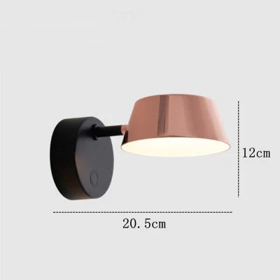 Lampe de chevet or rose