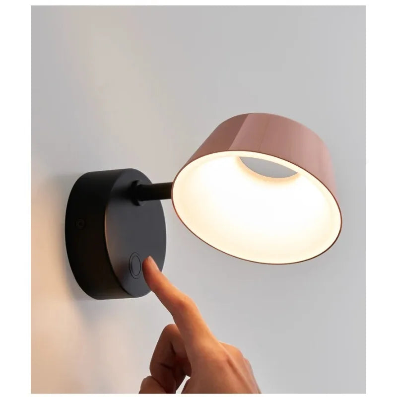 Lampe de chevet or rose