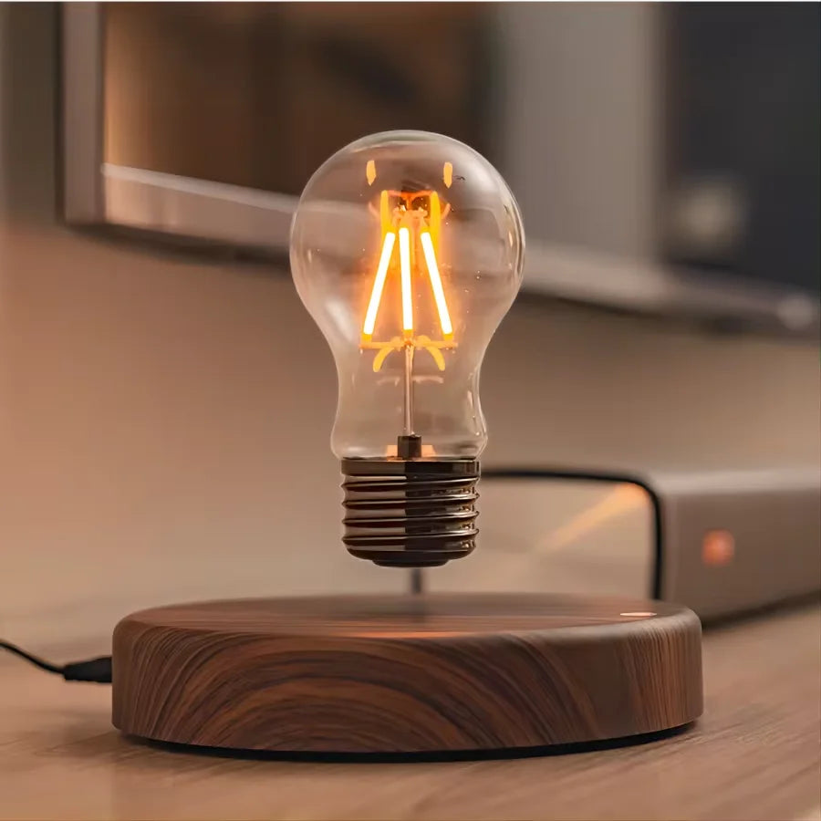 Lampe de chevet originale en bois