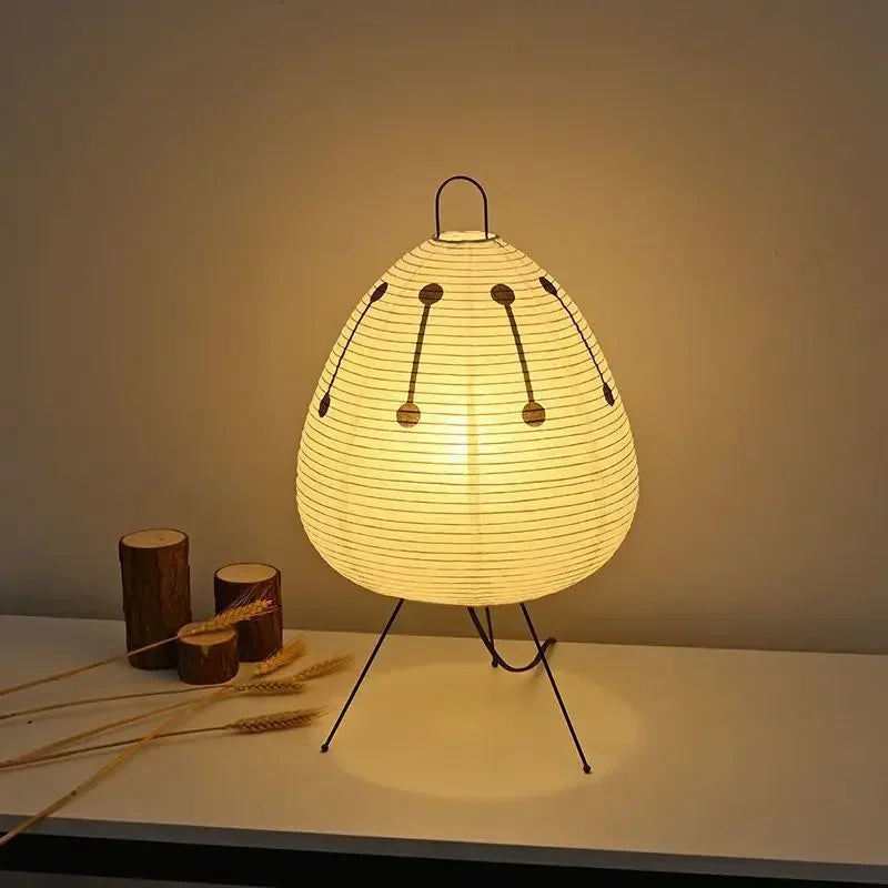 Lampe de chevet papier de riz