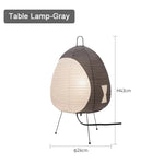 Lampe de chevet papier de riz - Vignette | Aura Douce 