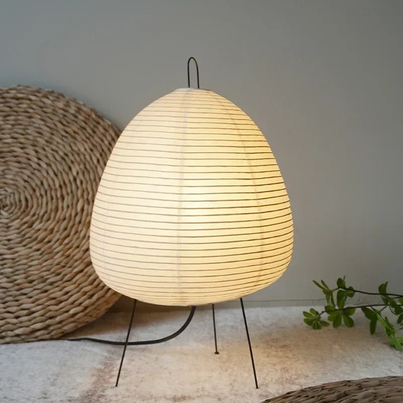 Lampe de chevet papier de riz