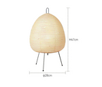 Lampe de chevet papier de riz - Vignette | Aura Douce 