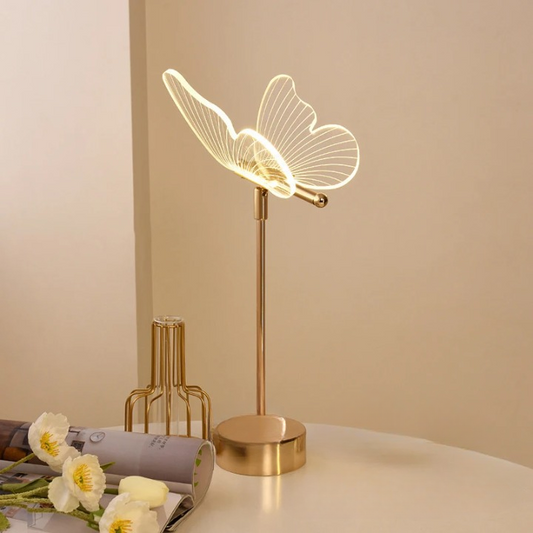Lampe de chevet papillon