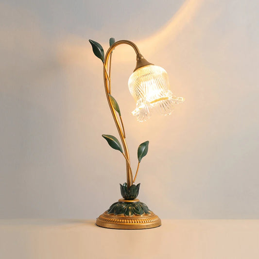 Lampe de chevet pied bronze