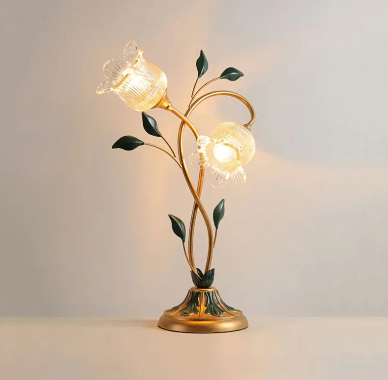 Lampe de chevet pied bronze