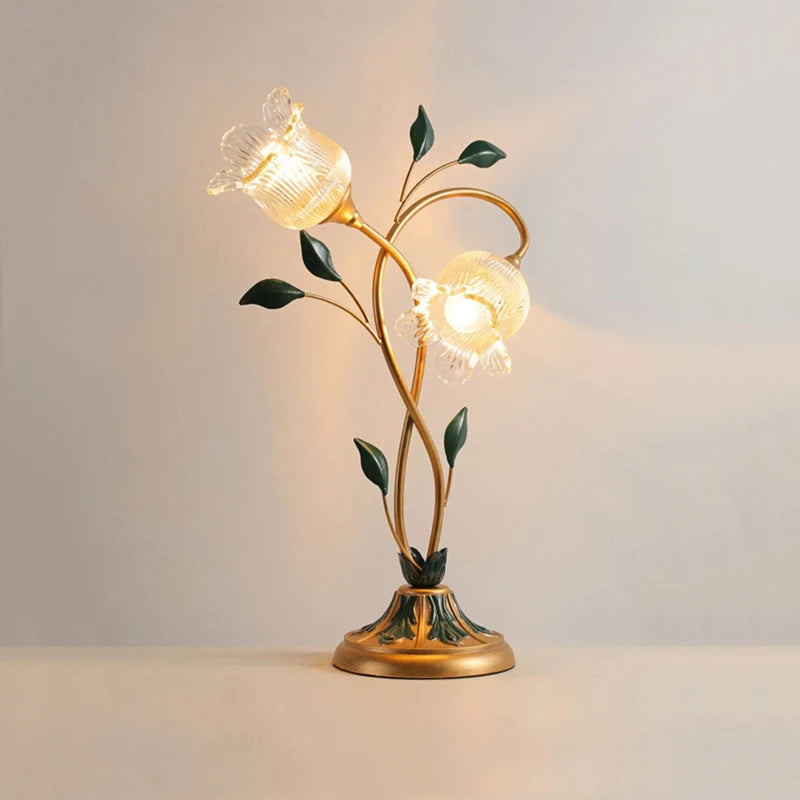 Lampe de chevet pied bronze