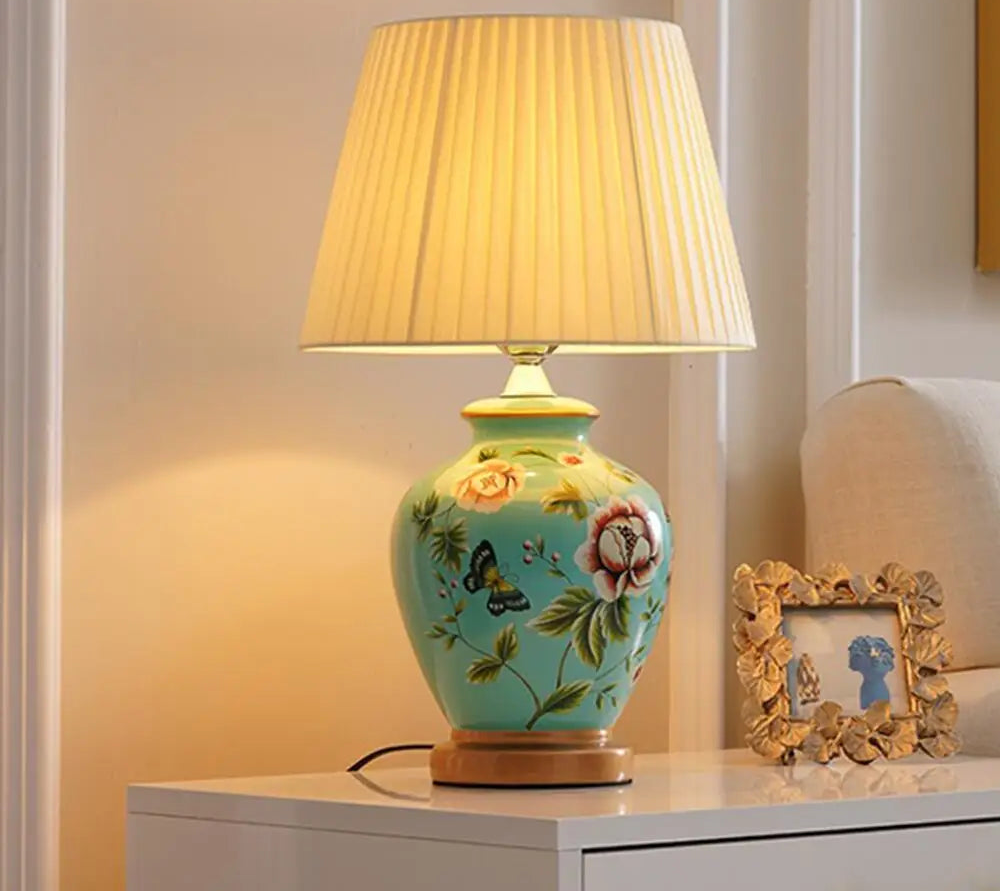 Lampe de chevet pied ceramique