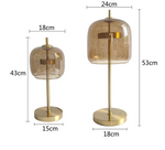 Lampe de chevet pied doré - Vignette | Aura Douce 