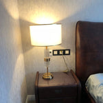 Lampe de chevet pied cristal - Vignette | Aura Douce 