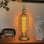 Lampe de chevet pied fer forgé - Vignette | Aura Douce 