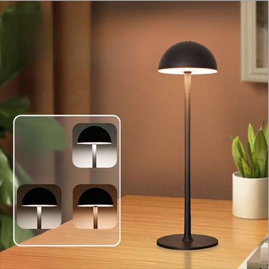 Lampe de chevet pied noir
