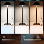 Lampe de chevet pied noir - Vignette | Aura Douce 