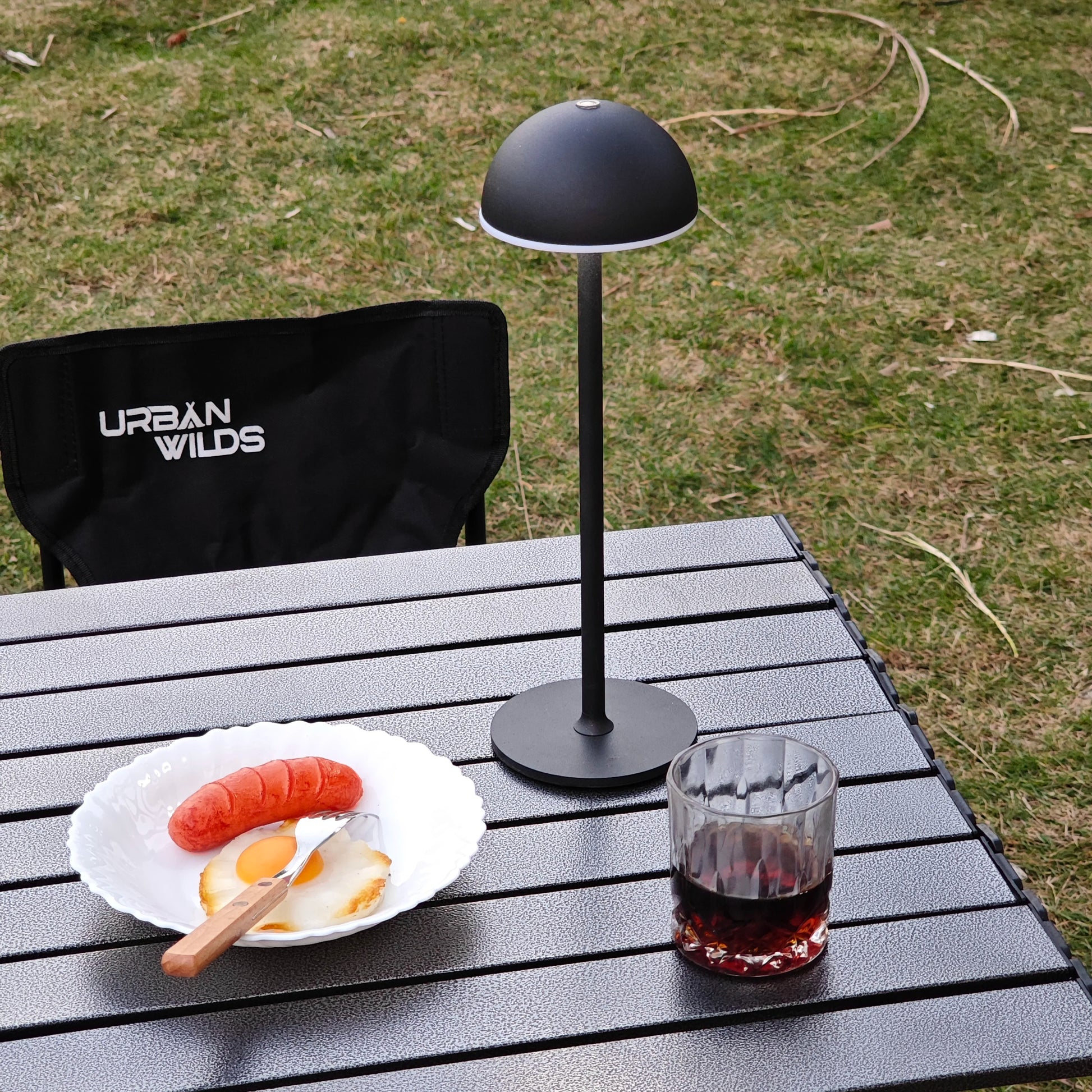 Lampe de chevet pied noir