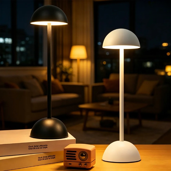Lampe de chevet pied noir