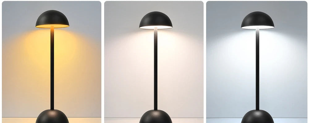 Lampe de chevet pied noir