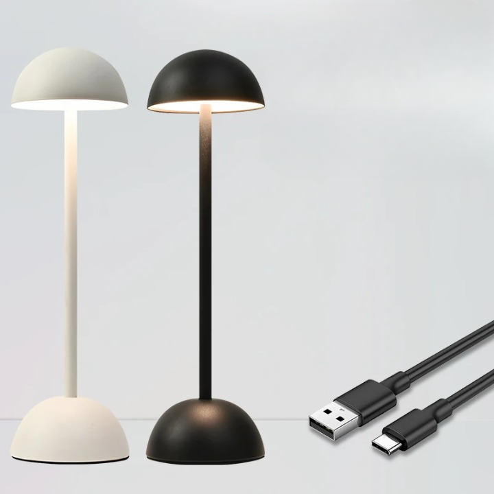 Lampe de chevet pied noir