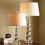 Lampe de chevet pied transparent - Vignette | Aura Douce 