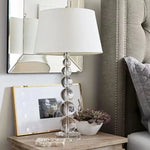 Lampe de chevet pied transparent - Vignette | Aura Douce 