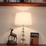 Lampe de chevet pied transparent - Vignette | Aura Douce 