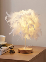 Lampe de chevet plume - Vignette | Aura Douce 