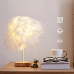 Lampe de chevet plume - Vignette | Aura Douce 
